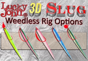 lucky john 3d slug weedless options6